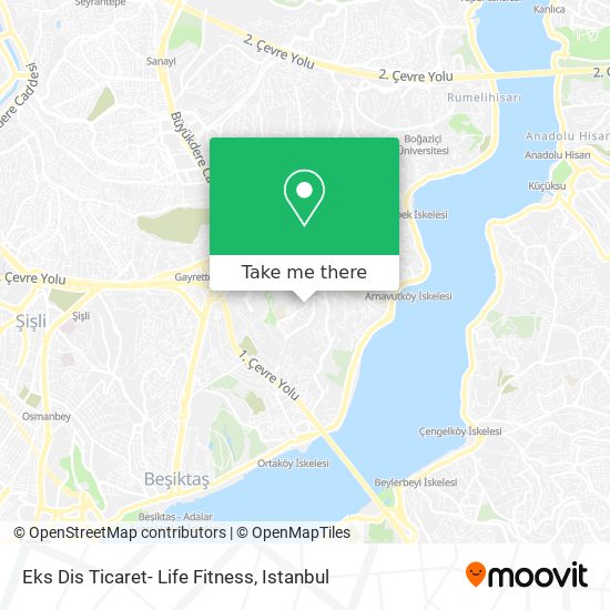 Eks Dis Ticaret- Life Fitness map