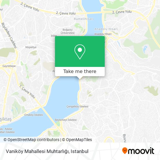 Vaniköy Mahallesi Muhtarlığı map