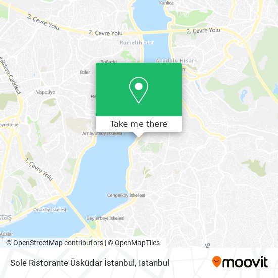 Sole Ristorante Üsküdar İstanbul map