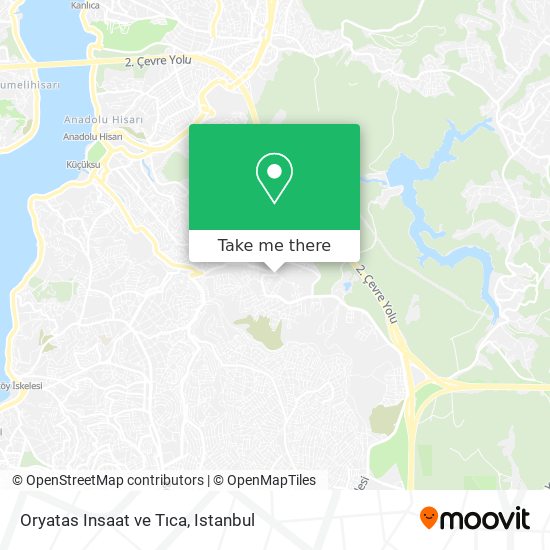 Oryatas Insaat ve Tıca map