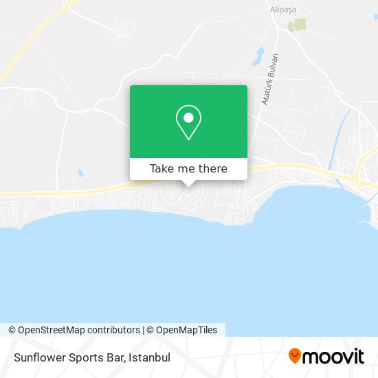Sunflower Sports Bar map