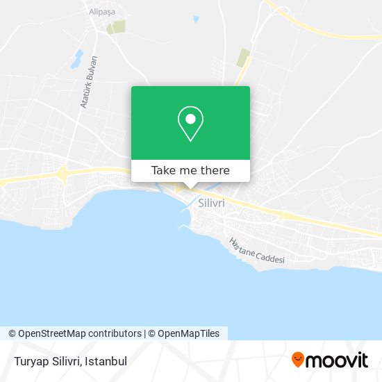 Turyap Silivri map