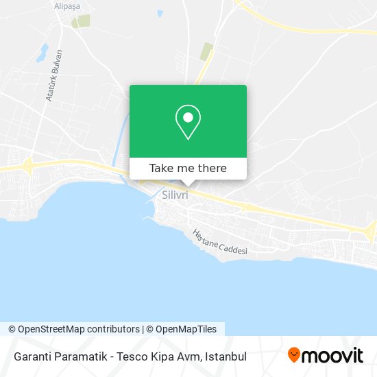 Garanti Paramatik - Tesco Kipa Avm map