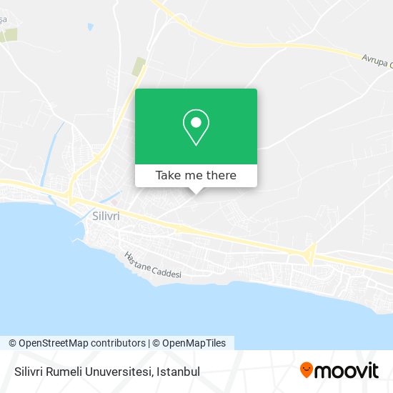 Silivri Rumeli Unuversitesi map