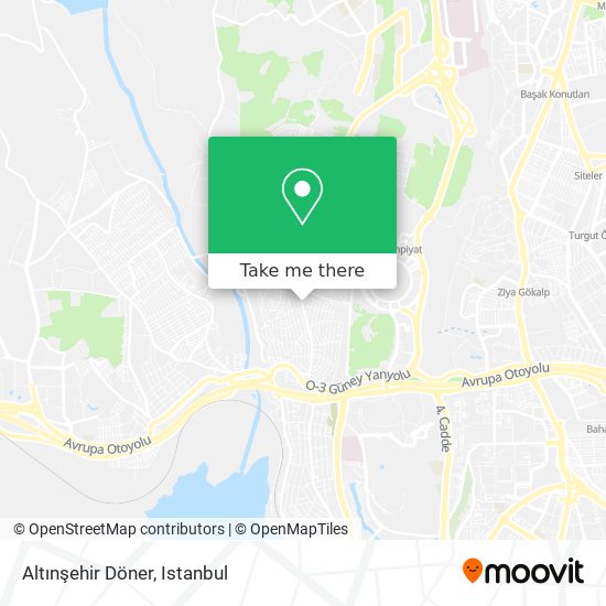 Altınşehir Döner map