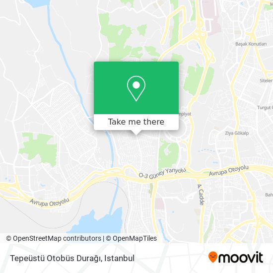 Tepeüstü Otobüs Durağı map