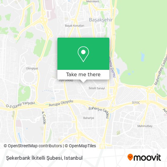 Şekerbank İkitelli Şubesi map