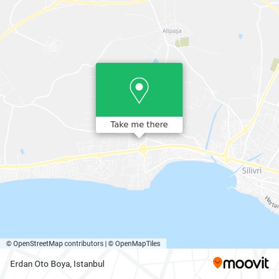 Erdan Oto Boya map