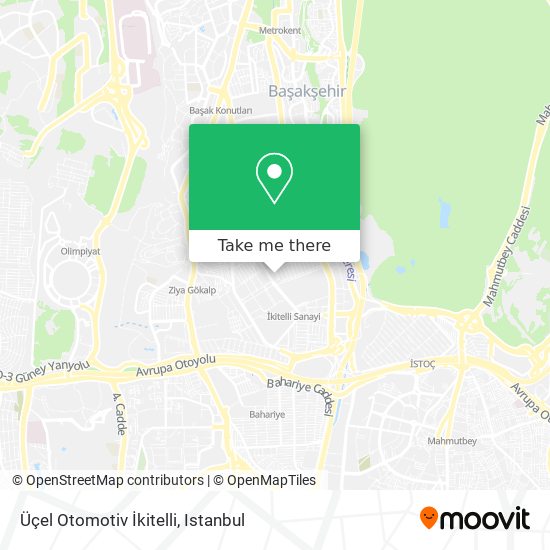 Üçel Otomotiv İkitelli map
