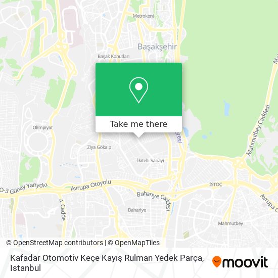 Kafadar Otomotiv Keçe Kayış Rulman Yedek Parça map