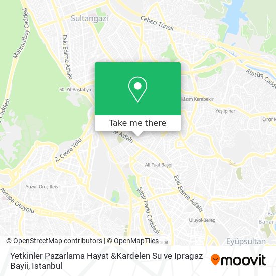 Yetkinler Pazarlama Hayat &Kardelen Su ve Ipragaz Bayii map