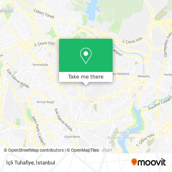İçli Tuhafiye map