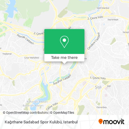 Kağıthane Sadabad Spor Kulübü map