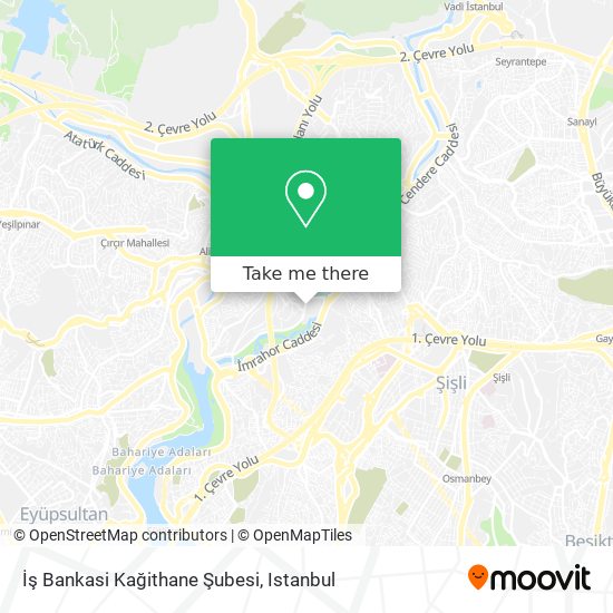 İş Bankasi Kağithane Şubesi map