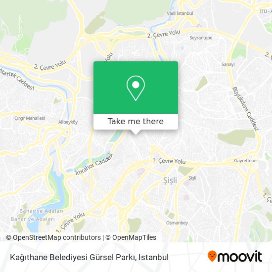 Kağıthane Belediyesi Gürsel Parkı map