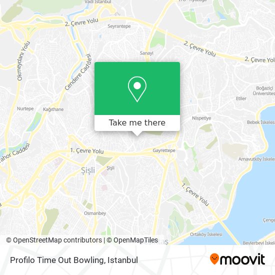 Profilo Time Out Bowling map