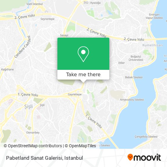 Pabetland Sanat Galerisi map