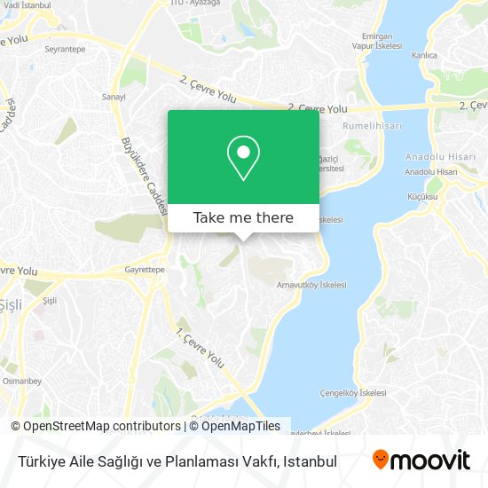 Türkiye Aile Sağlığı ve Planlaması Vakfı map