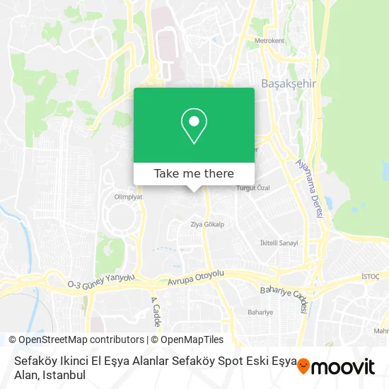 Sefaköy Ikinci El Eşya Alanlar Sefaköy Spot Eski Eşya Alan map