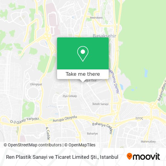 Ren Plastik Sanayi ve Ticaret Limited Şti. map