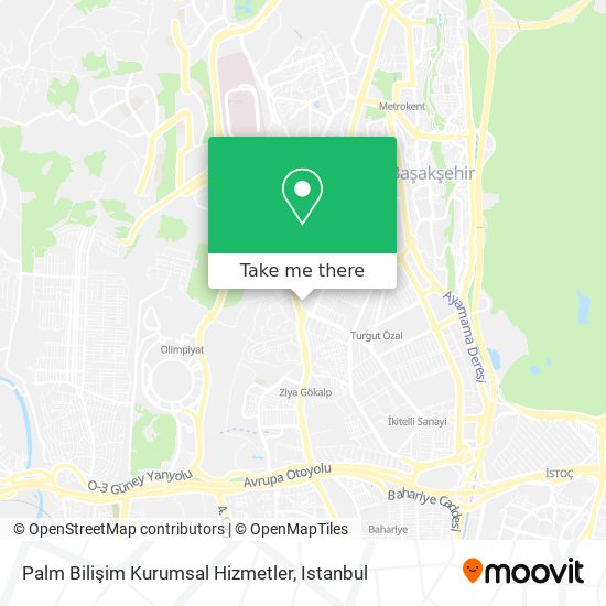 Palm Bilişim Kurumsal Hizmetler map