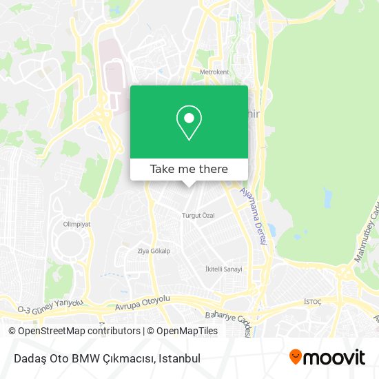 Dadaş Oto BMW Çıkmacısı map