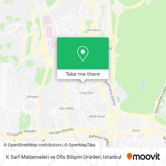 K Sarf Malzemeleri ve Ofis Bilişim Ürünleri map