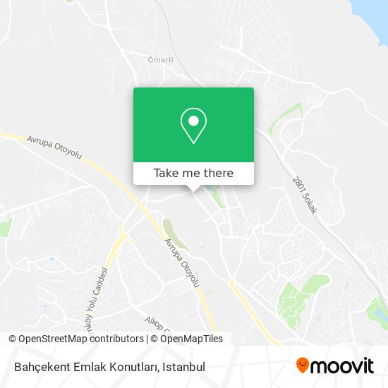 Bahçekent Emlak Konutları map