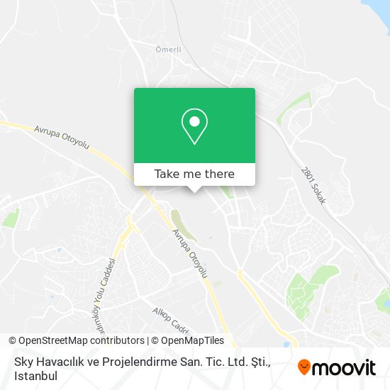 Sky Havacılık ve Projelendirme San. Tic. Ltd. Şti. map
