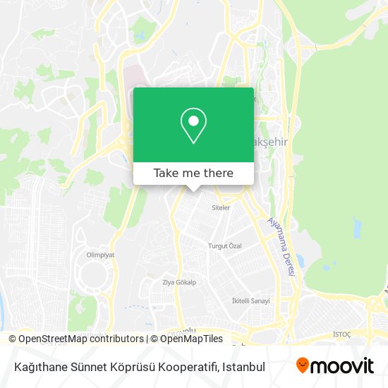 Kağıthane Sünnet Köprüsü Kooperatifi map