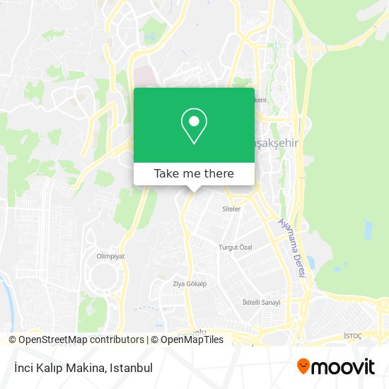 İnci Kalıp Makina map