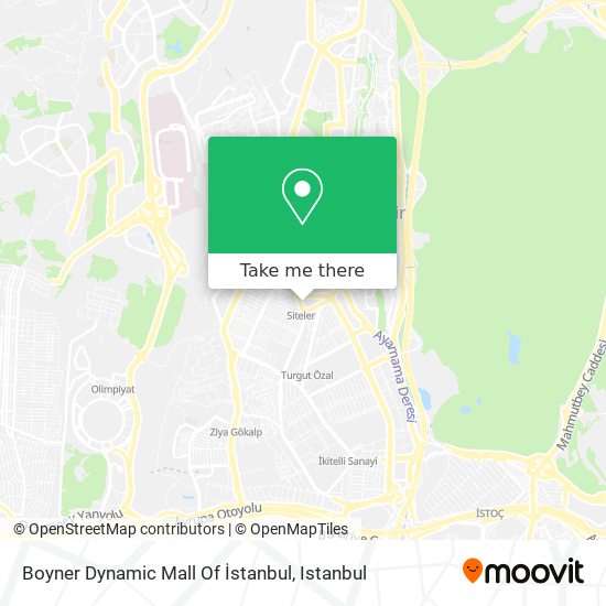 Boyner Dynamic Mall Of İstanbul map