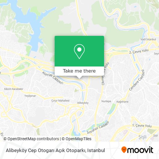 Alibeyköy Cep Otogarı Açık Otoparkı map