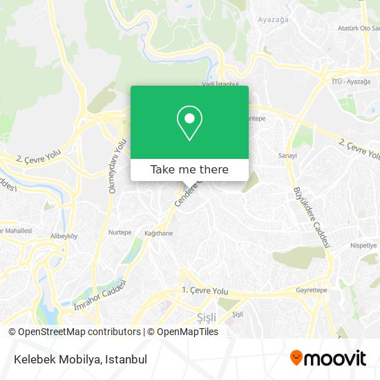 Kelebek Mobilya map