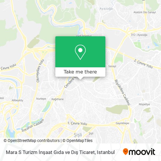 Mara S Turizm İnşaat Gıda ve Dış Ticaret map