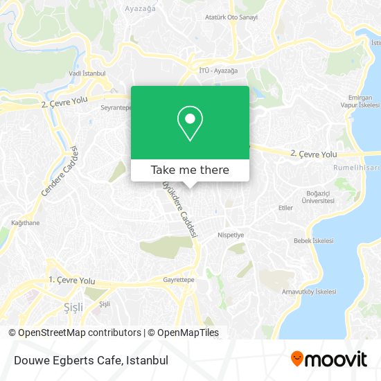 Douwe Egberts Cafe map