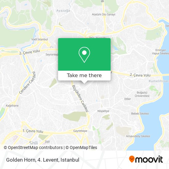 Golden Horn, 4. Levent map