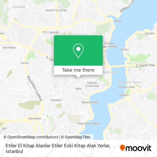 Etiler El Kitap Alanlar Etiler Eski Kitap Alan Yerler map
