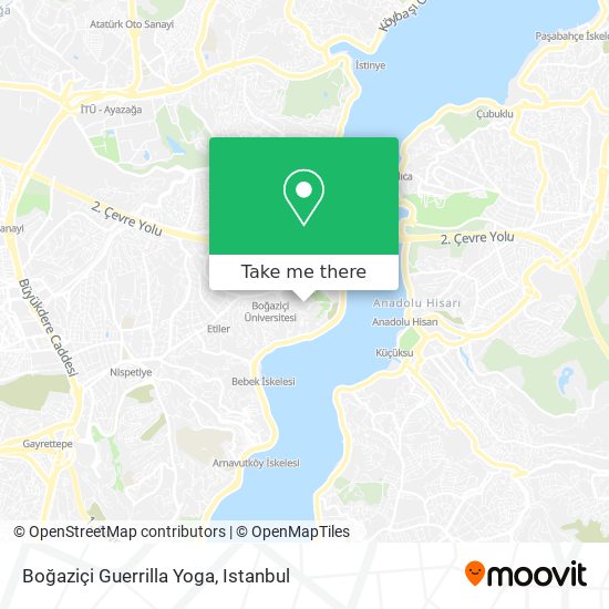 Boğaziçi Guerrilla Yoga map