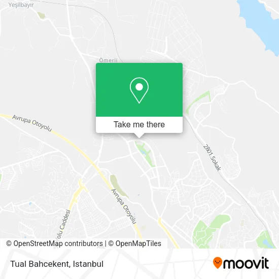 Tual Bahcekent map