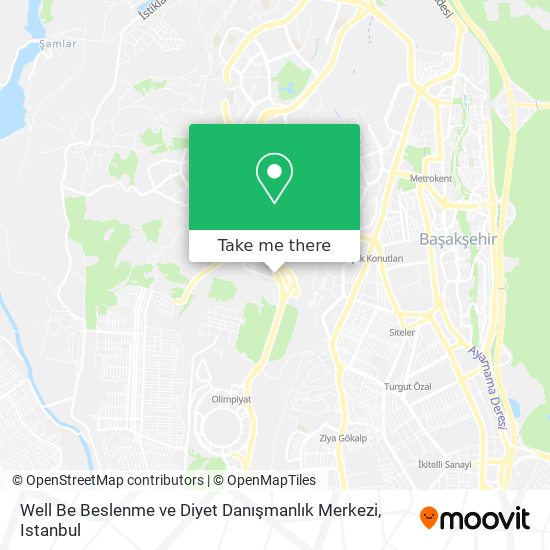 Well Be Beslenme ve Diyet Danışmanlık Merkezi map