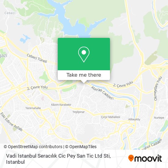 Vadi Istanbul Seracılık Cic Pey San Tic Ltd Sti map