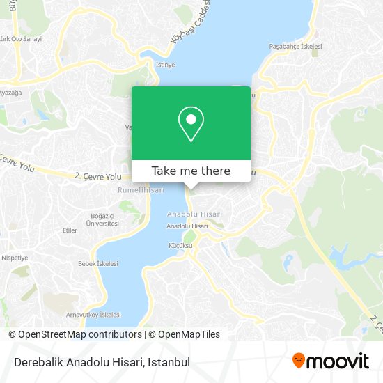 Derebalik Anadolu Hisari map
