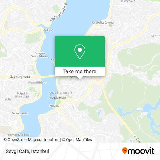 Sevgi Cafe map