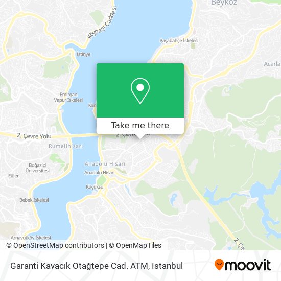 Garanti Kavacık Otağtepe Cad. ATM map