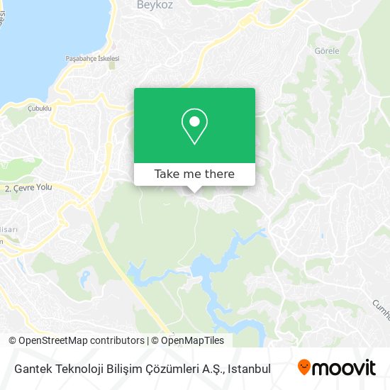 Gantek Teknoloji Bilişim Çözümleri A.Ş. map