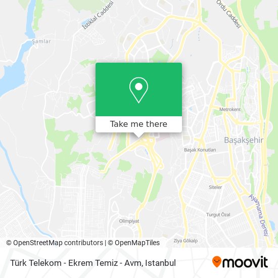 Türk Telekom - Ekrem Temiz - Avm map
