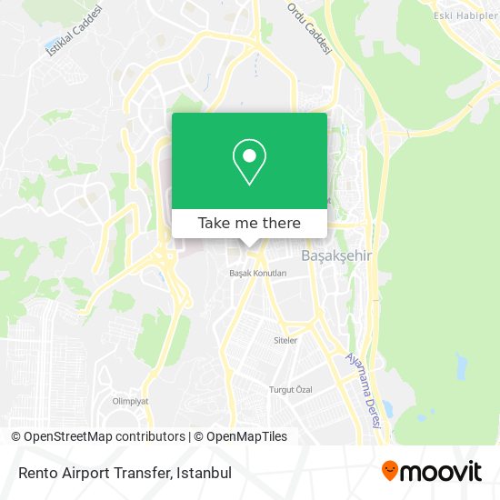 Rento Airport Transfer map