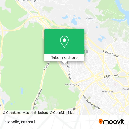 Mobello map