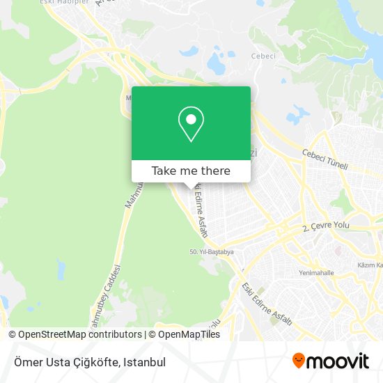 Ömer Usta Çiğköfte map